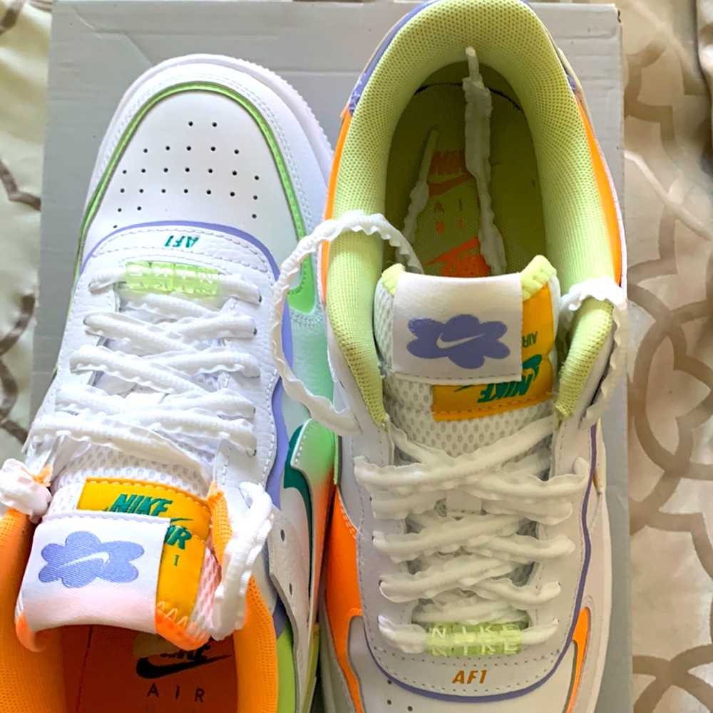 Multicolored Air Force 1 Shadows
